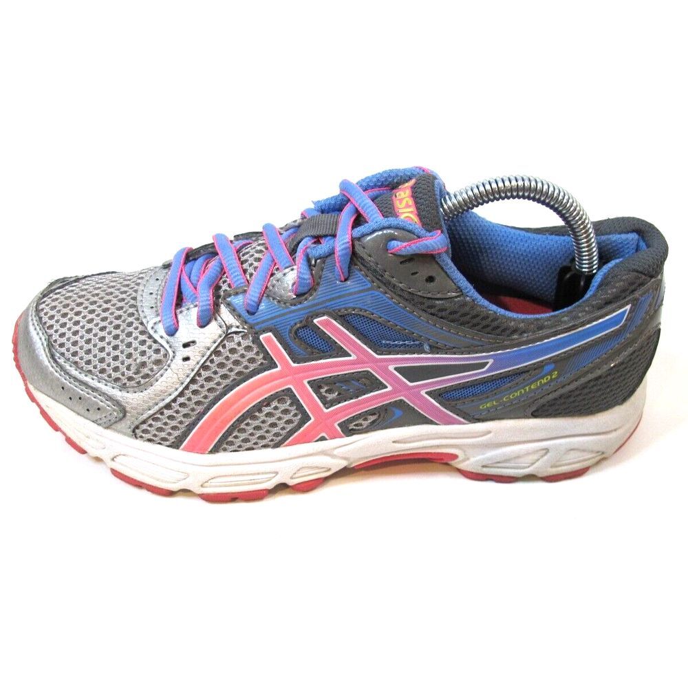 Asics Gel Contend 2 Women's Size 8.5 Running‎ Shoes Sneakers Pink Purple Silver